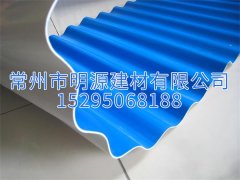 上藍下白雙層復(fù)合塑鋼瓦 PVC復(fù)合瓦廠